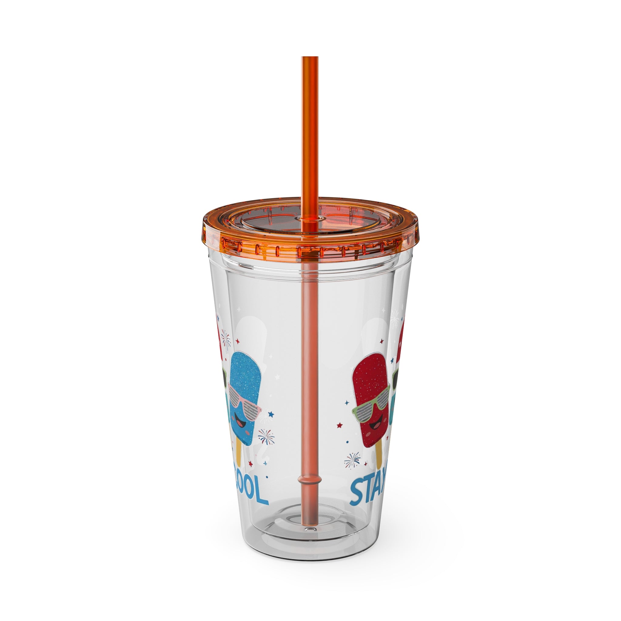 Sunsplash Tumbler with Straw, 16oz