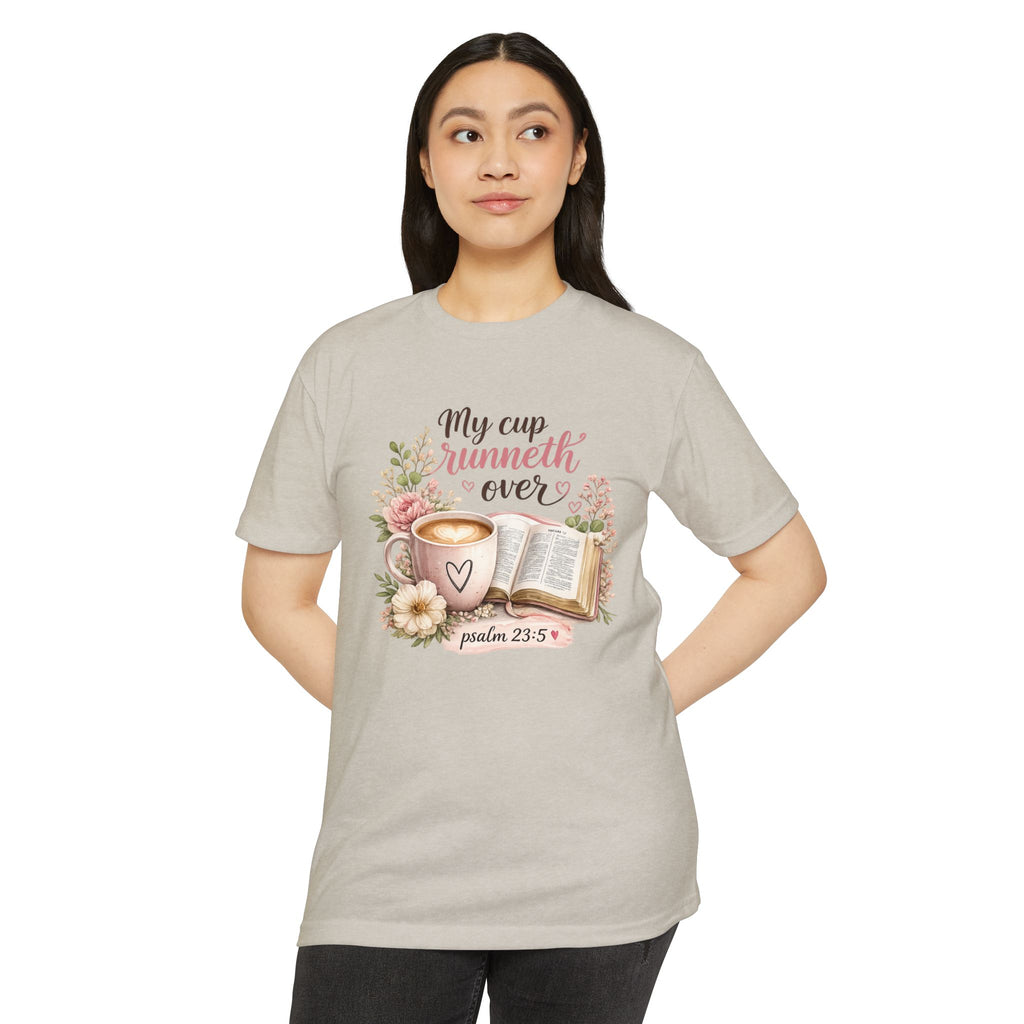 My Cup Runneth Over Cute Christian T-shirt