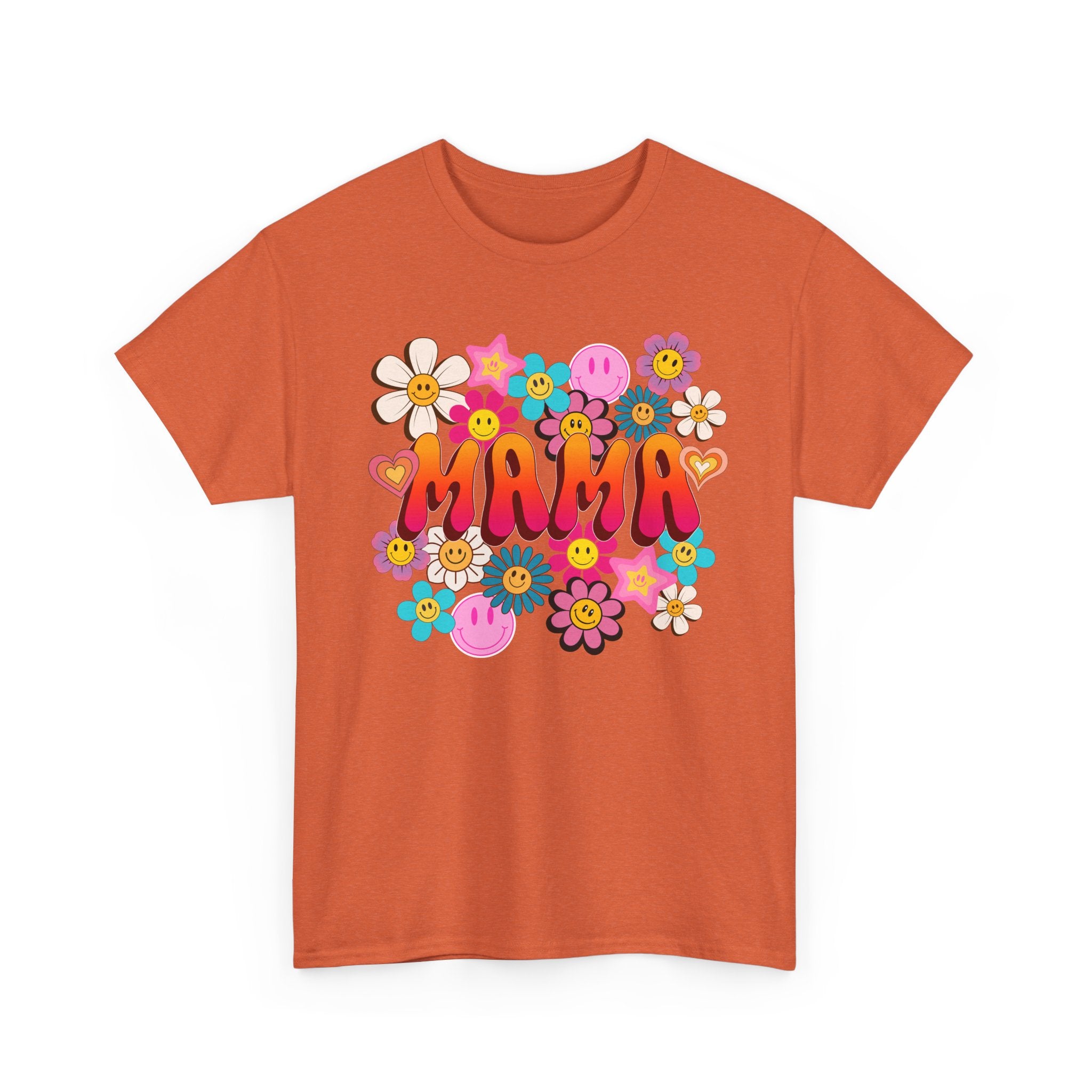 Mama Floral Tee — Retro Cute Flower Mom T‑Shirt