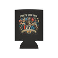 Can Cooler - "Party Like It’s 1776" Patriotic Independence Day Beer Koozie