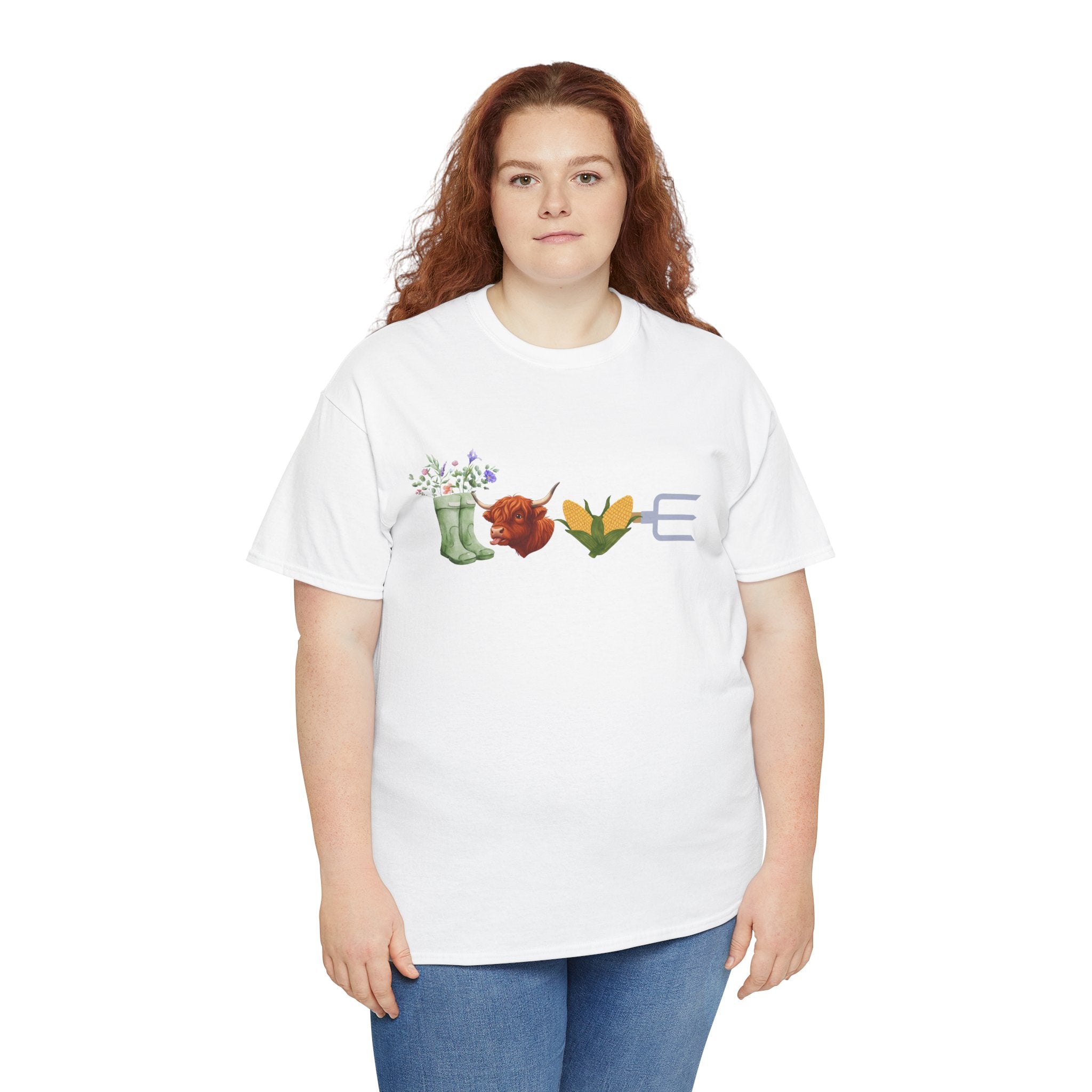 T-Shirt — Floral Garden Love Icons Tee