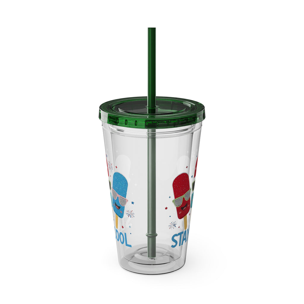 Sunsplash Tumbler with Straw, 16oz