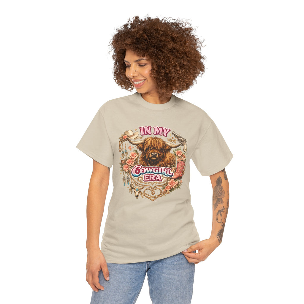 In My Cowgirl Era Highland Cow Tee
