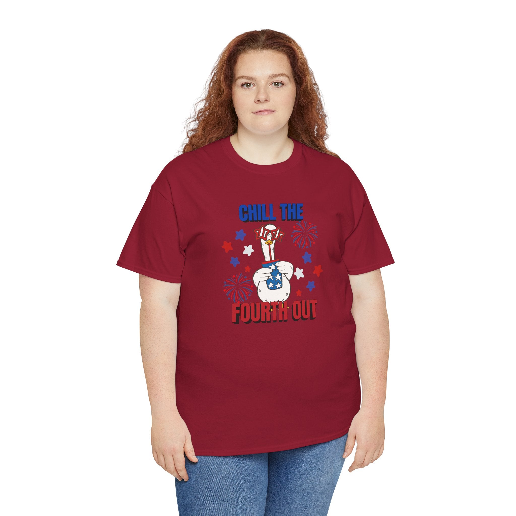 Chill the FOURTH Out - Funny Goose T-Shirt