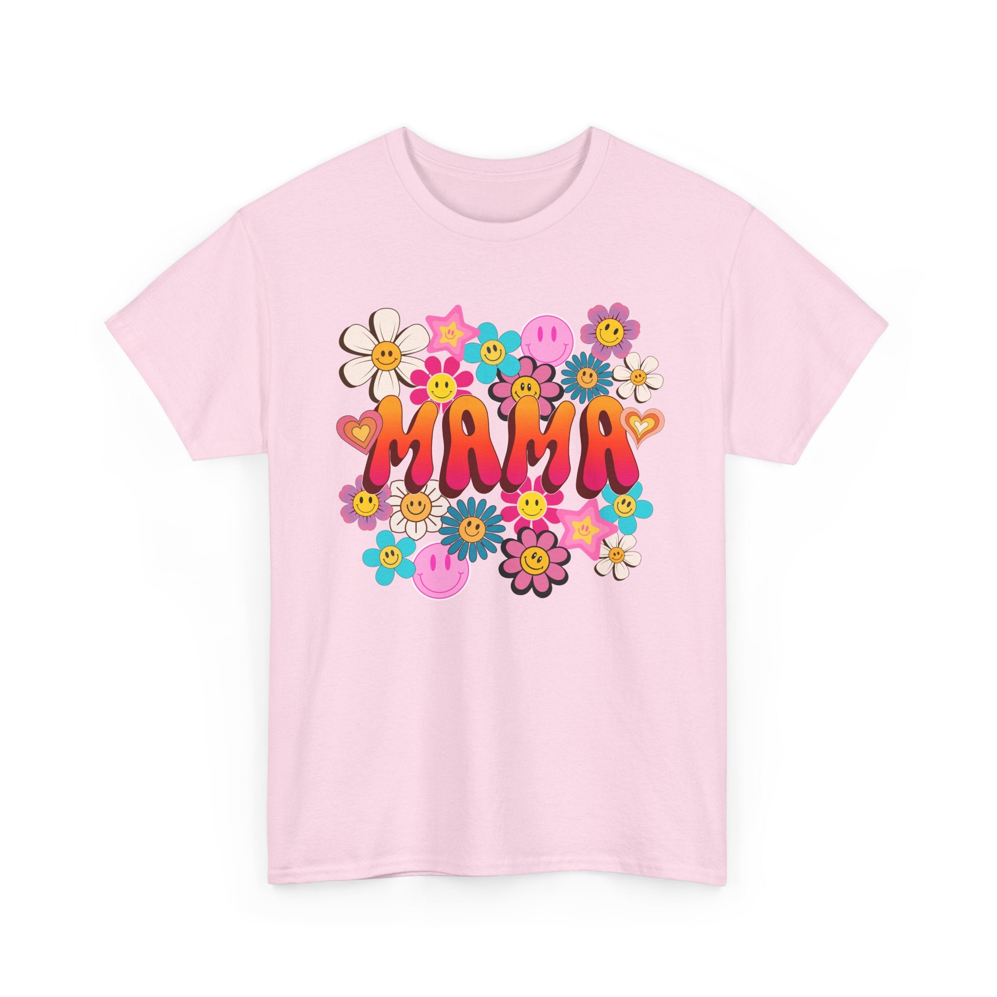 Mama Floral Tee — Retro Cute Flower Mom T‑Shirt