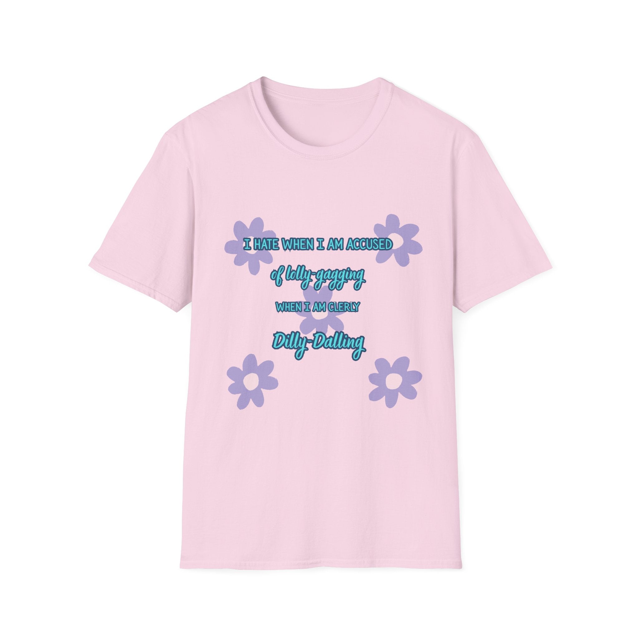 Graphic T-Shirt — "I Smile When I Am Asked If I’m Okay, When I’m Not" Floral Mental Health Tee