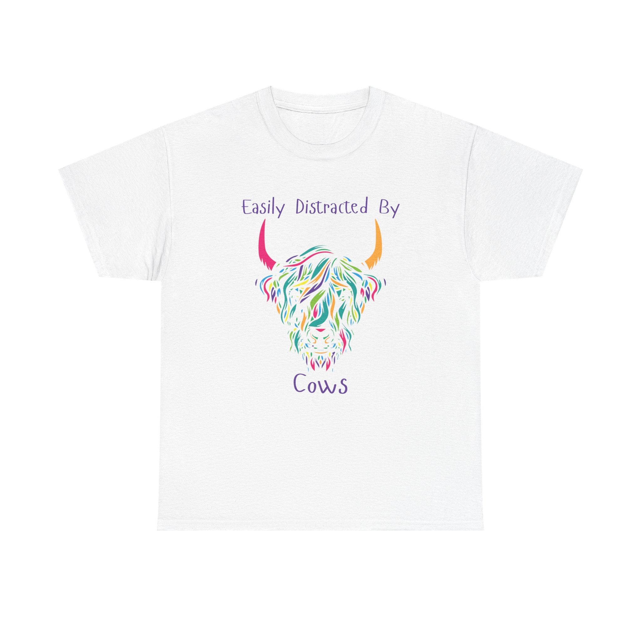 Easilty Distracted by Cows - rainbow