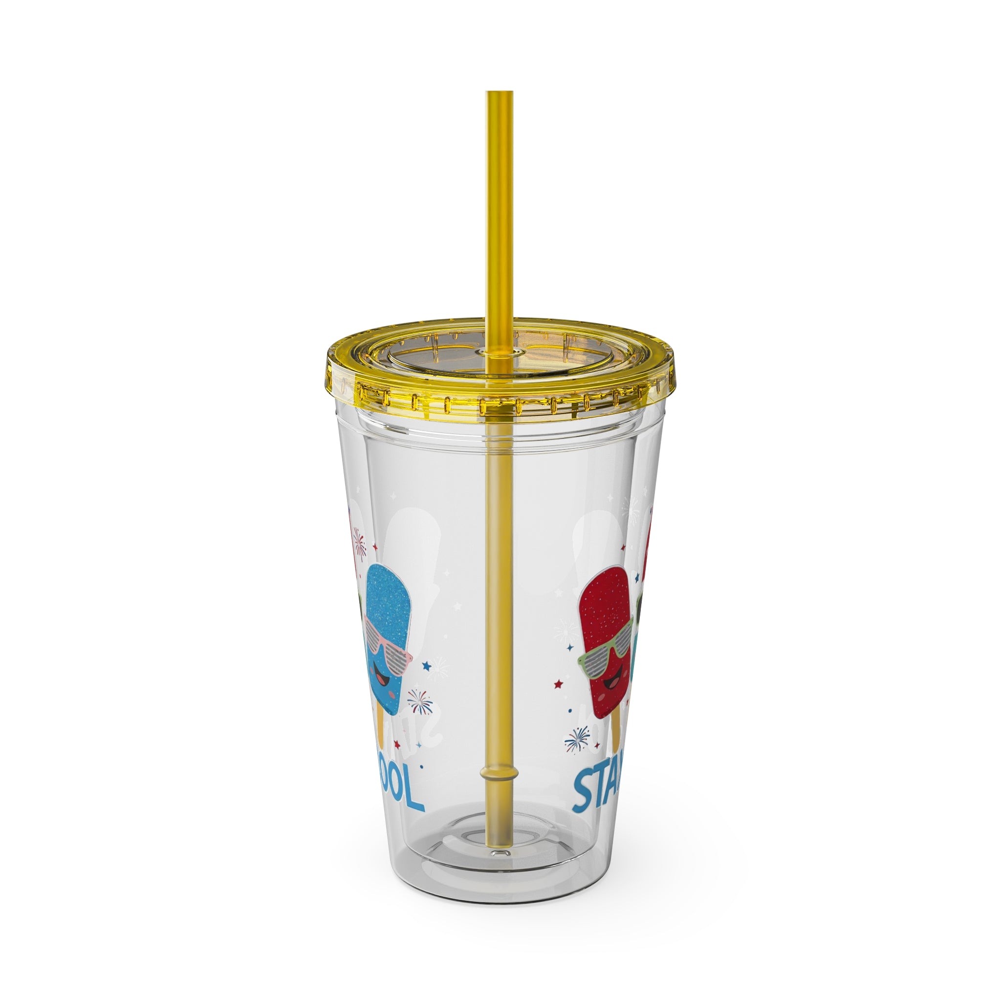 Sunsplash Tumbler with Straw, 16oz