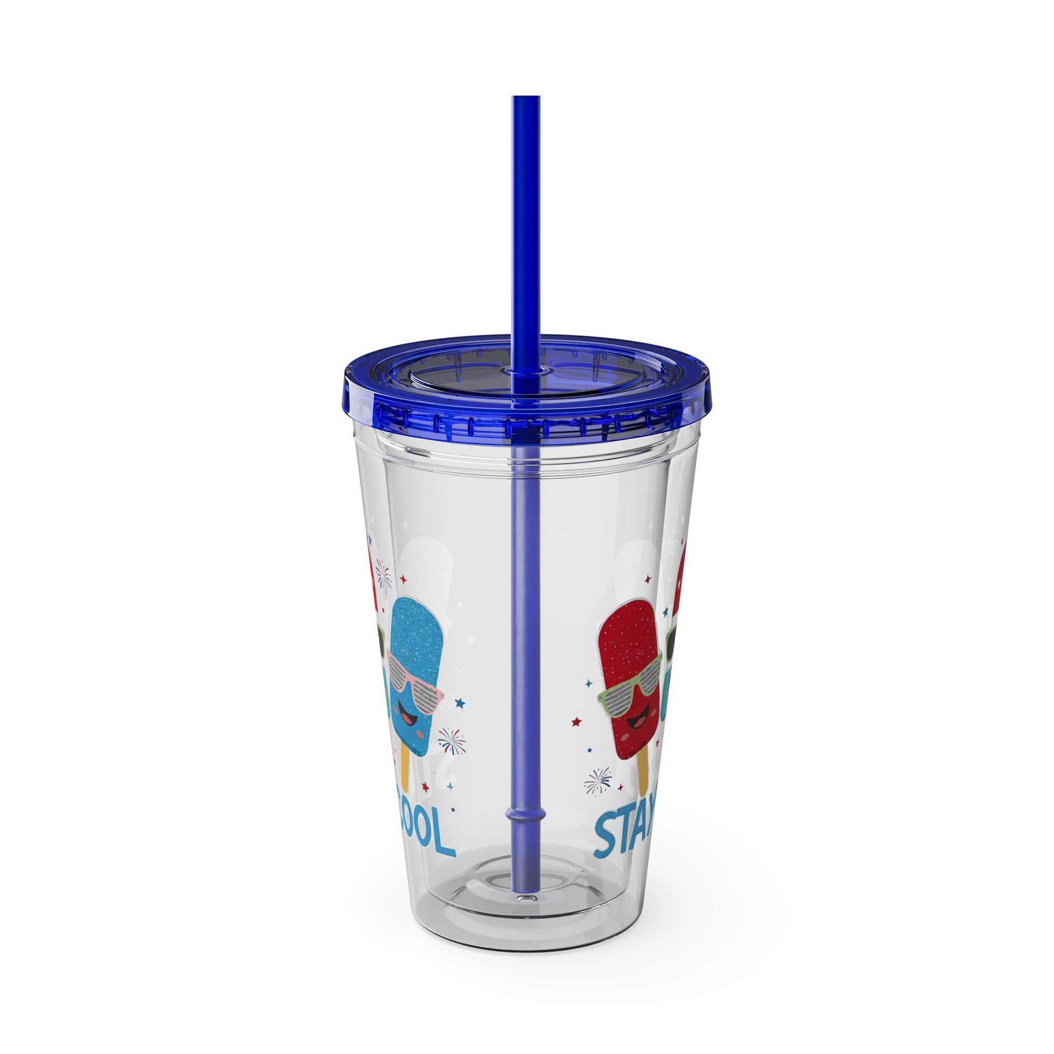 Sunsplash Tumbler with Straw, 16oz