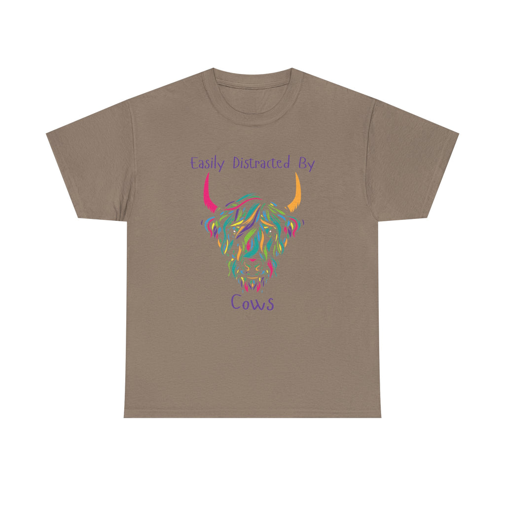 Easilty Distracted by Cows - rainbow
