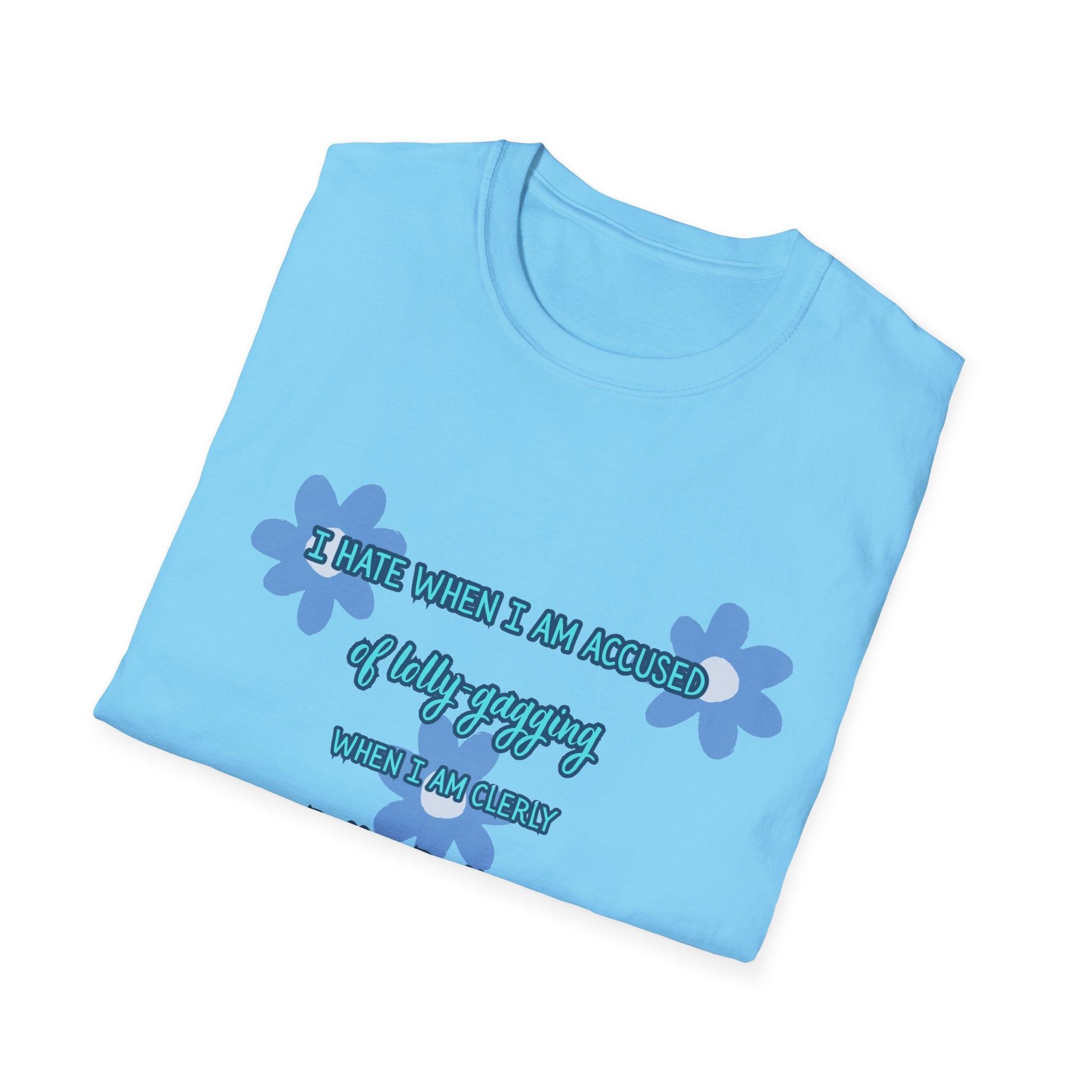 Graphic T-Shirt — "I Smile When I Am Asked If I’m Okay, When I’m Not" Floral Mental Health Tee