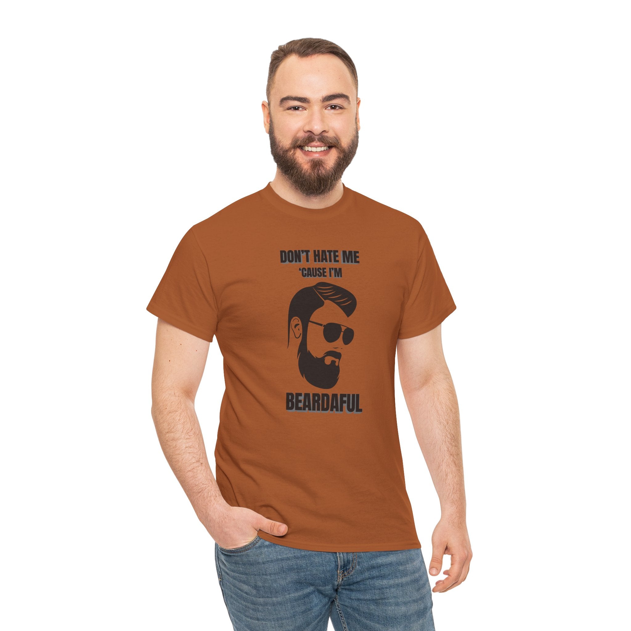 Beardaful T-Shirt - "Don’t Hate Me Because I’m Beardaful"