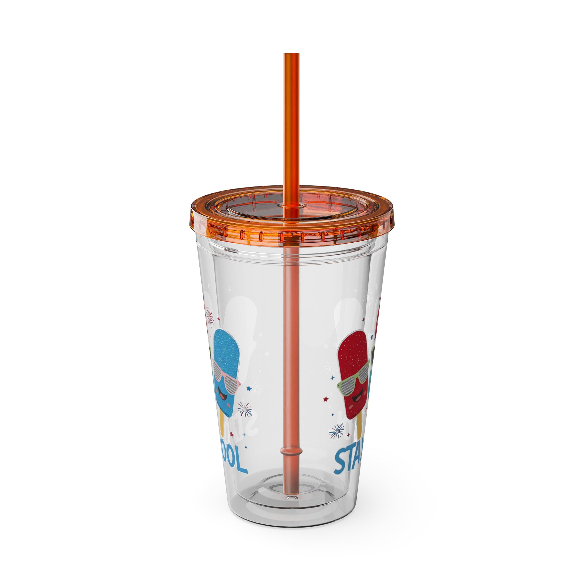 Sunsplash Tumbler with Straw, 16oz