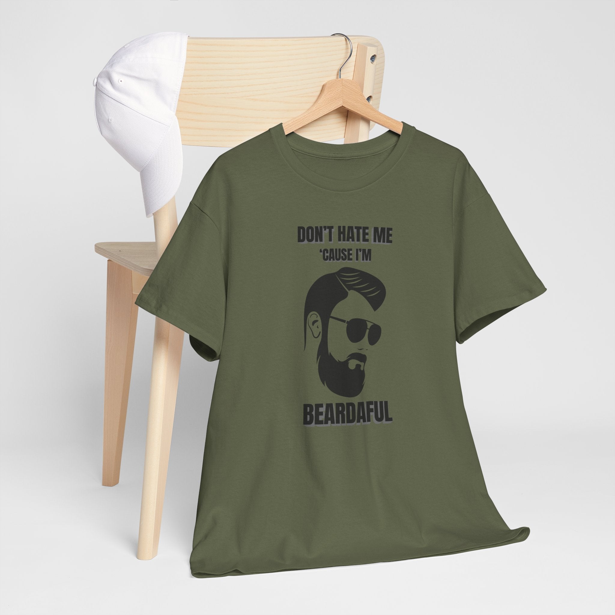 Beardaful T-Shirt - "Don’t Hate Me Because I’m Beardaful"