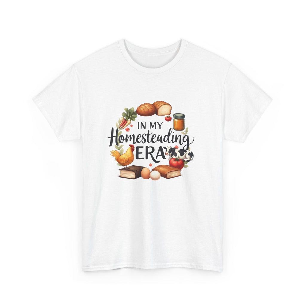 Homesteading Era Tee — Cute Bread, Chickens & Eggs Design