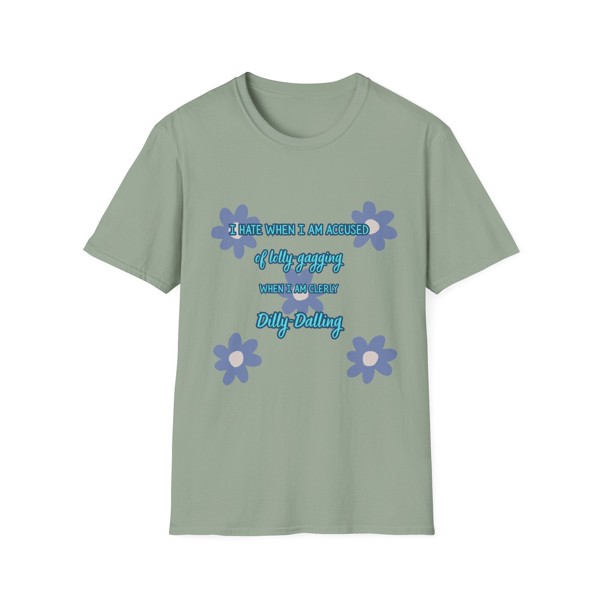 Graphic T-Shirt — "I Smile When I Am Asked If I’m Okay, When I’m Not" Floral Mental Health Tee