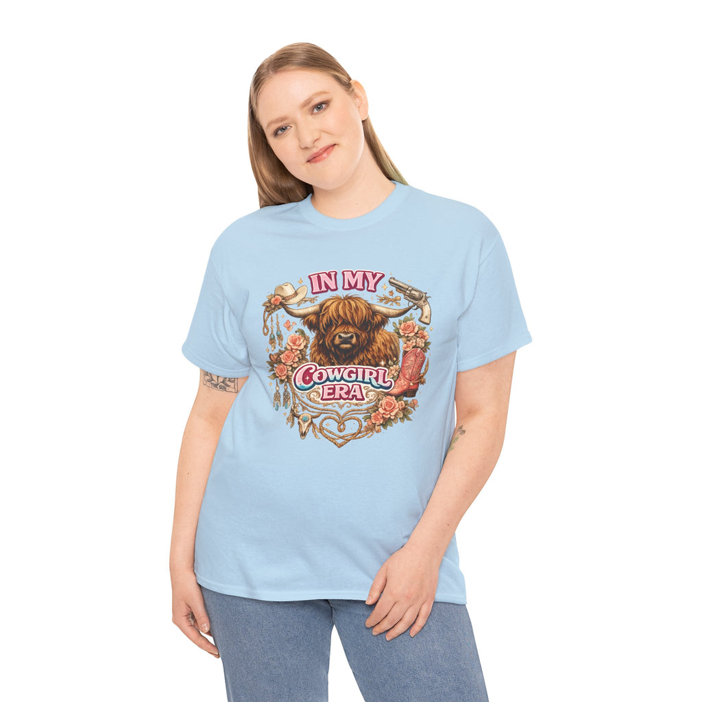 In My Cowgirl Era Highland Cow Tee