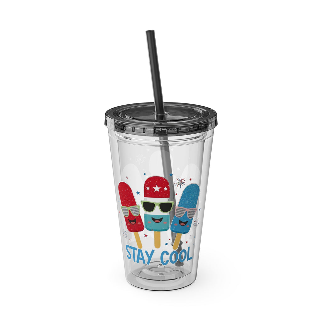 Sunsplash Tumbler with Straw, 16oz