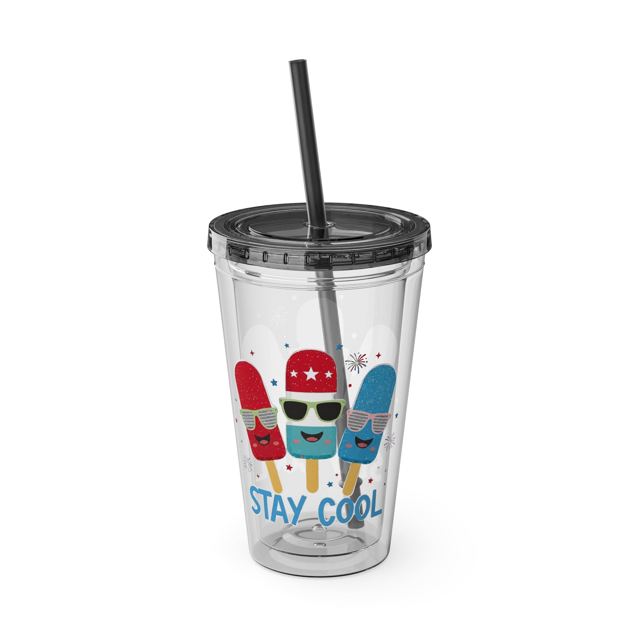 Sunsplash Tumbler with Straw, 16oz