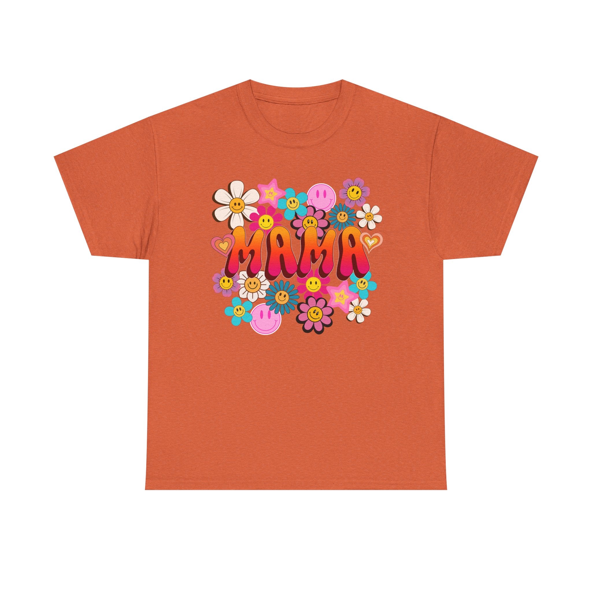 Mama Floral Tee — Retro Cute Flower Mom T‑Shirt