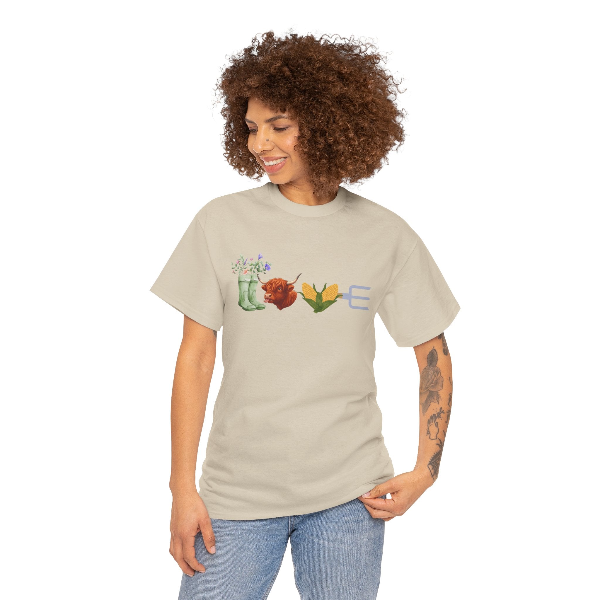 T-Shirt — Floral Garden Love Icons Tee