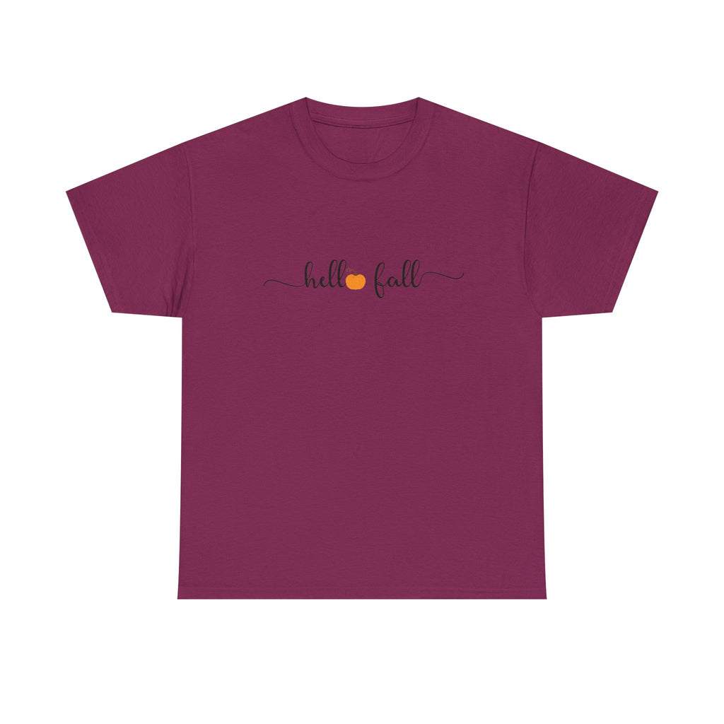 Hello Fall Unisex Heavy Cotton Tee