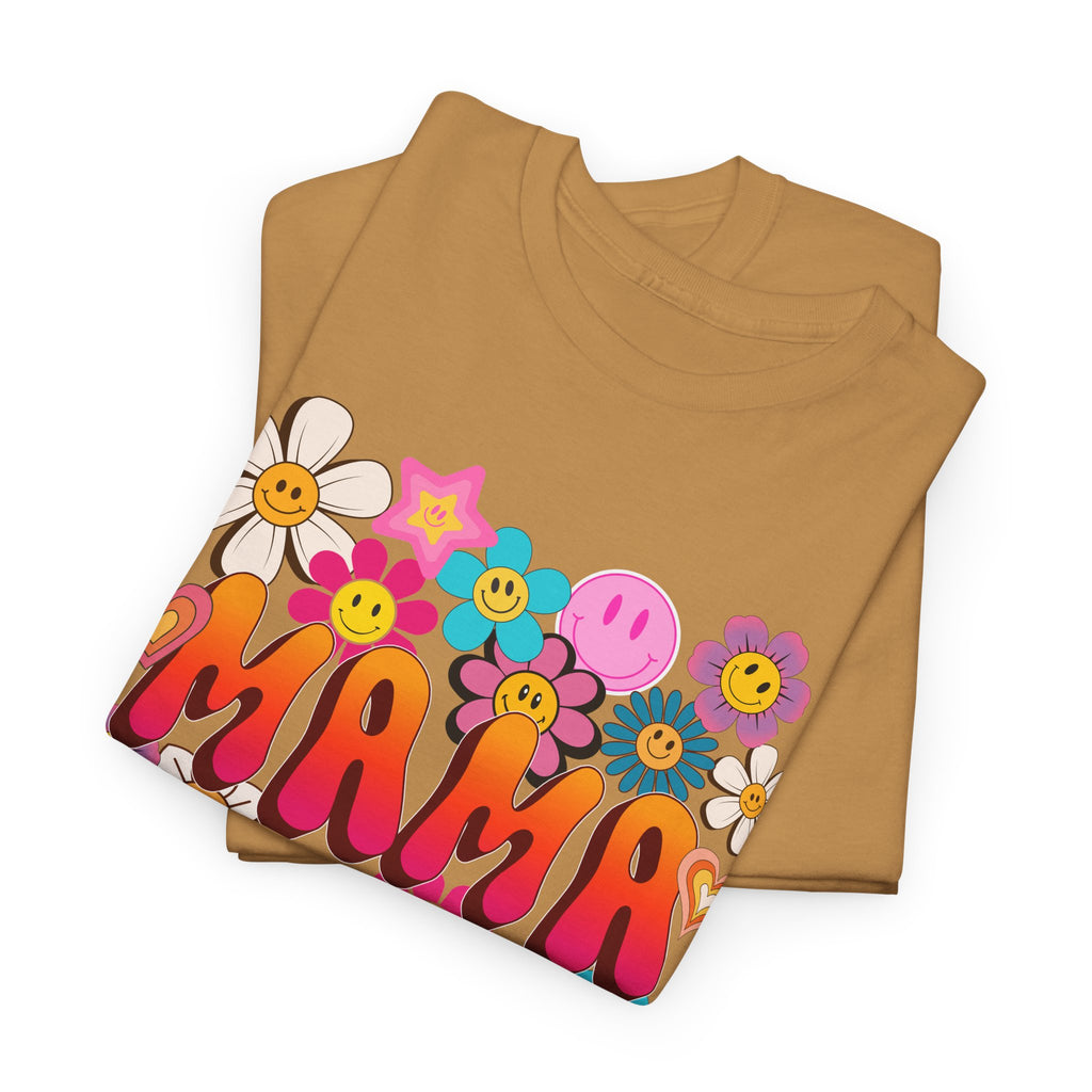 Mama Floral Tee — Retro Cute Flower Mom T‑Shirt