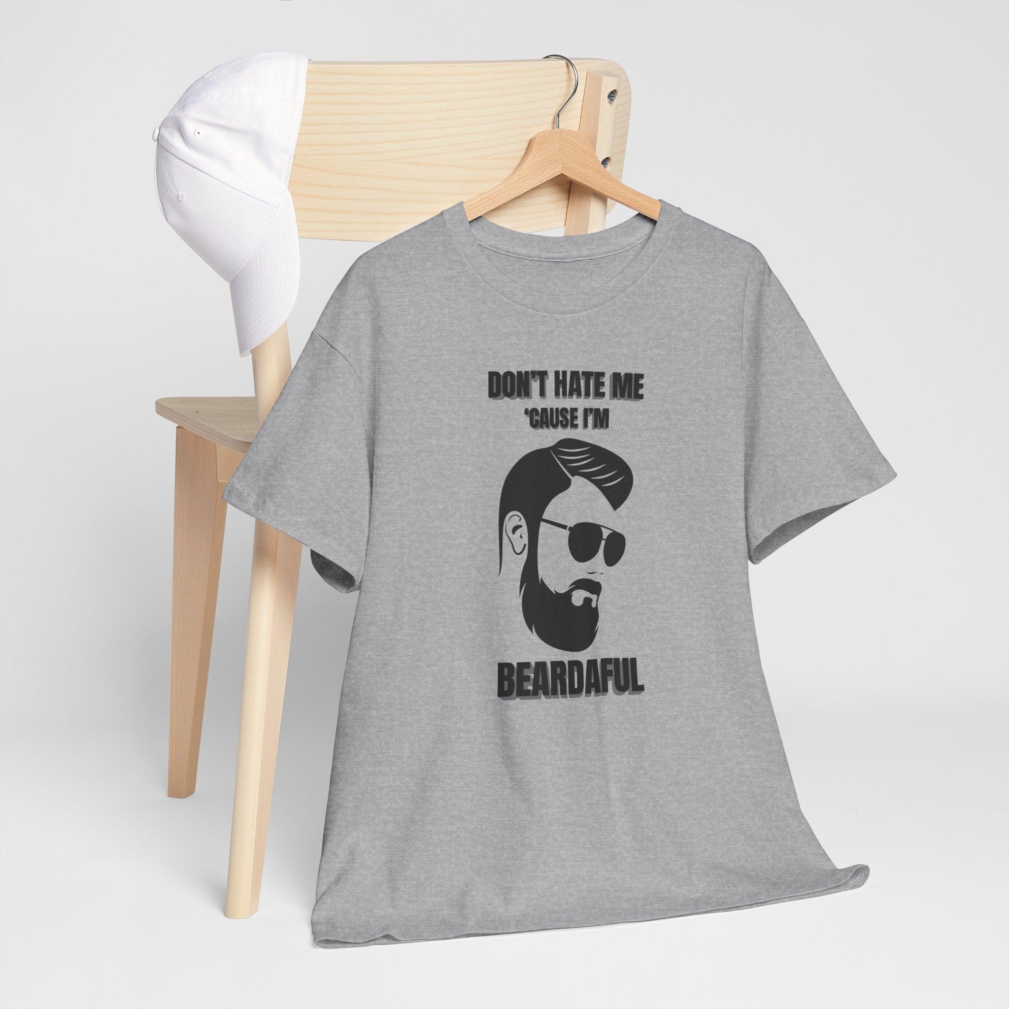 Beardaful T-Shirt - "Don’t Hate Me Because I’m Beardaful"