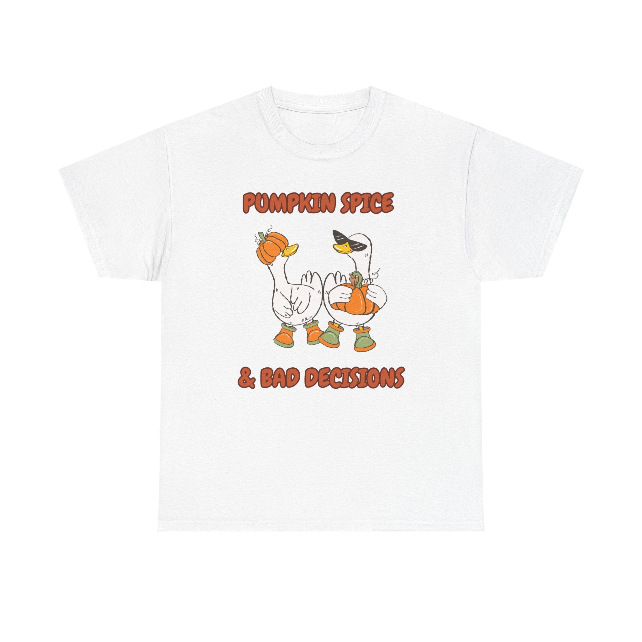 Pumpkin Spice & Bad Decisions Heavy Cotton Tee