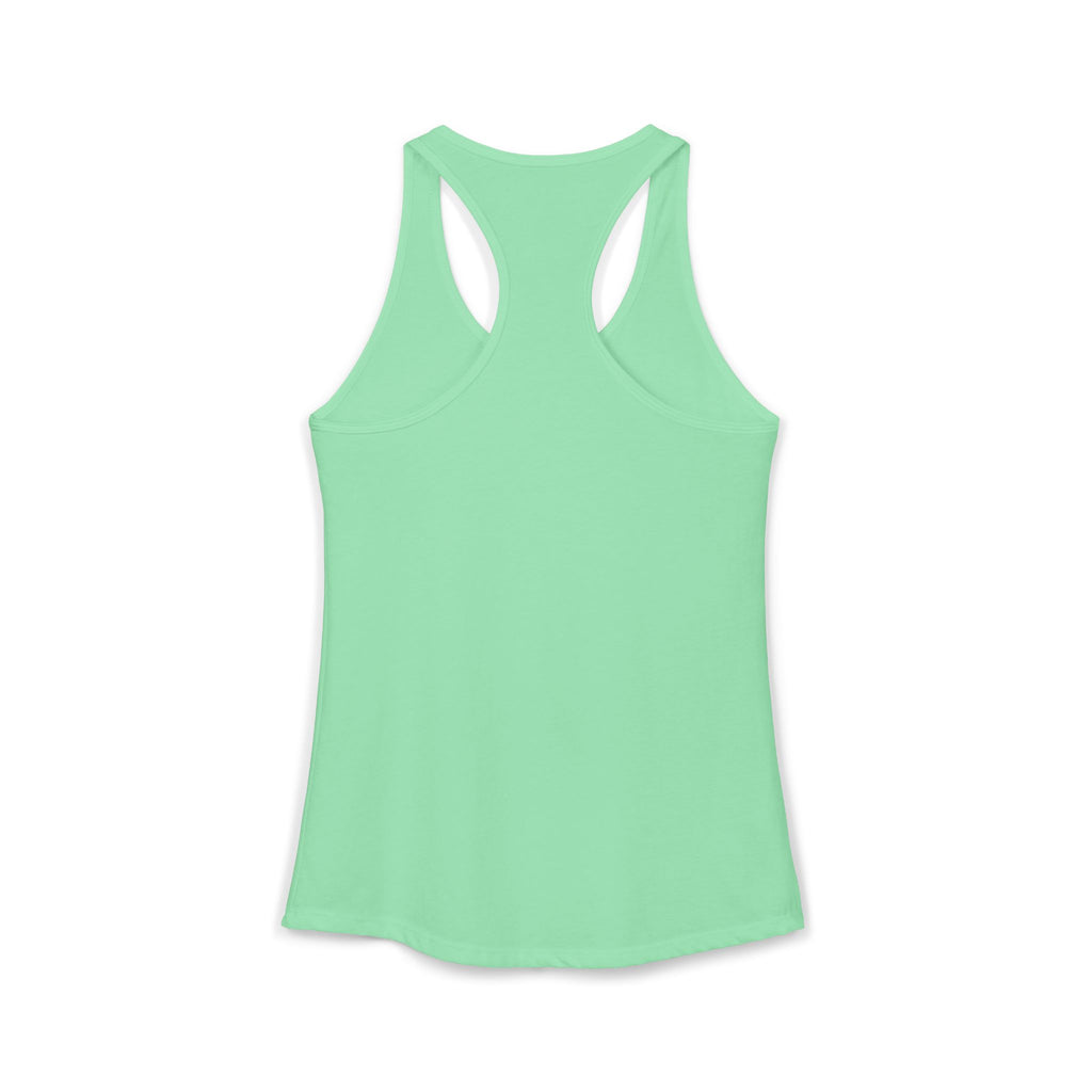 Loves Jesus and America Too Racerback Tank — Patriotic Christian Women's Tank