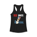 Red white & Feral Patriotic Tank Top