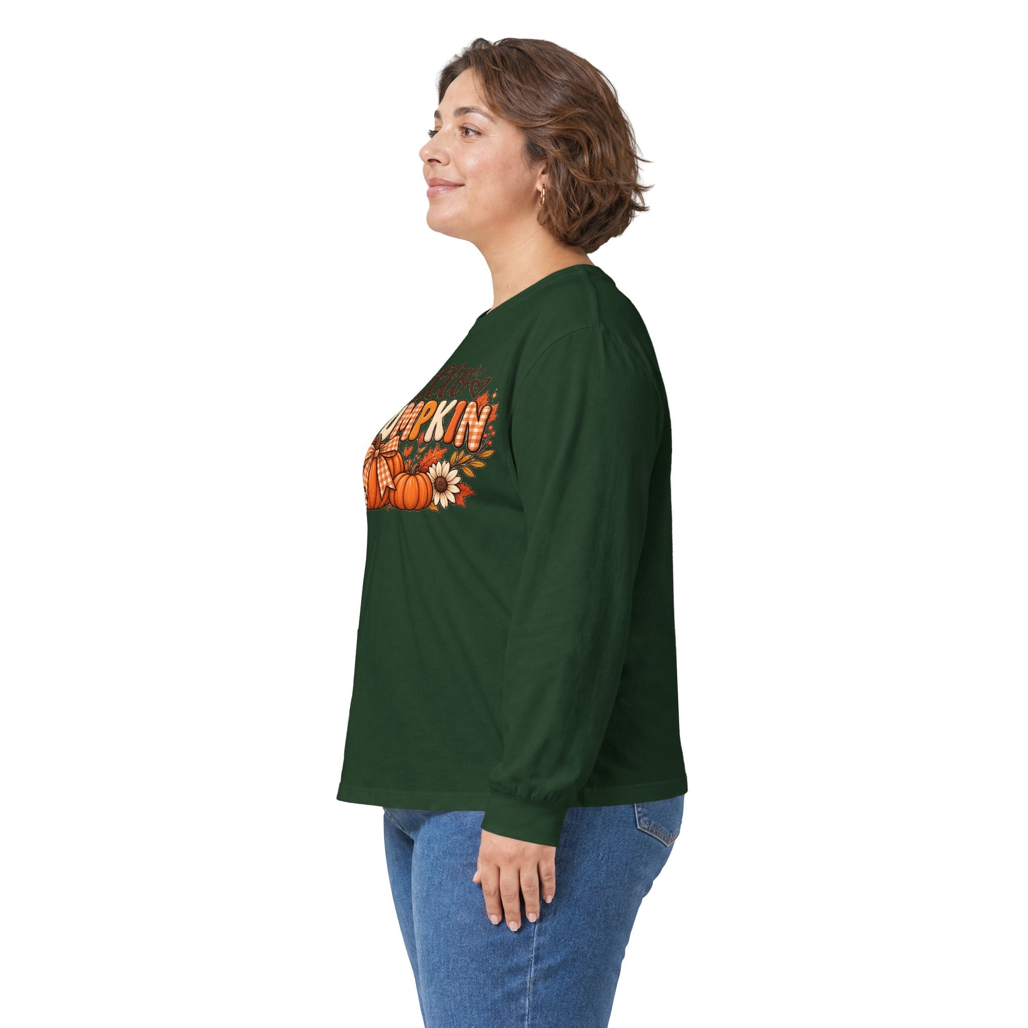 Hello pumpkin Ultra Cotton Long Sleeve Tee