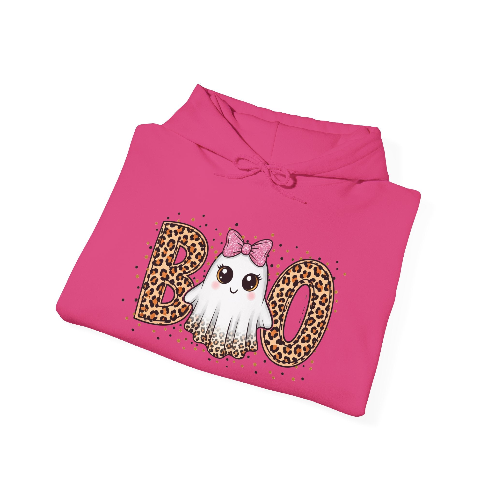 Boo ghost Unisex Heavy Blend™ Hooded Sweatshirt