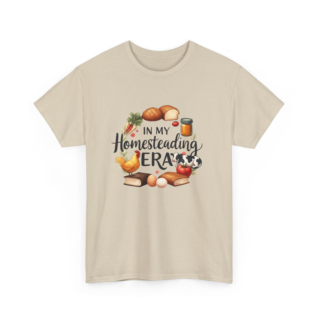 Homesteading Era Tee — Cute Bread, Chickens & Eggs Design