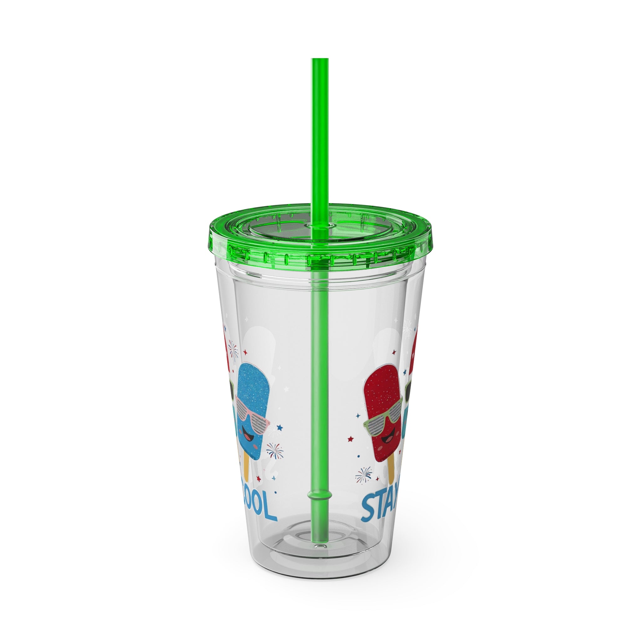 Sunsplash Tumbler with Straw, 16oz