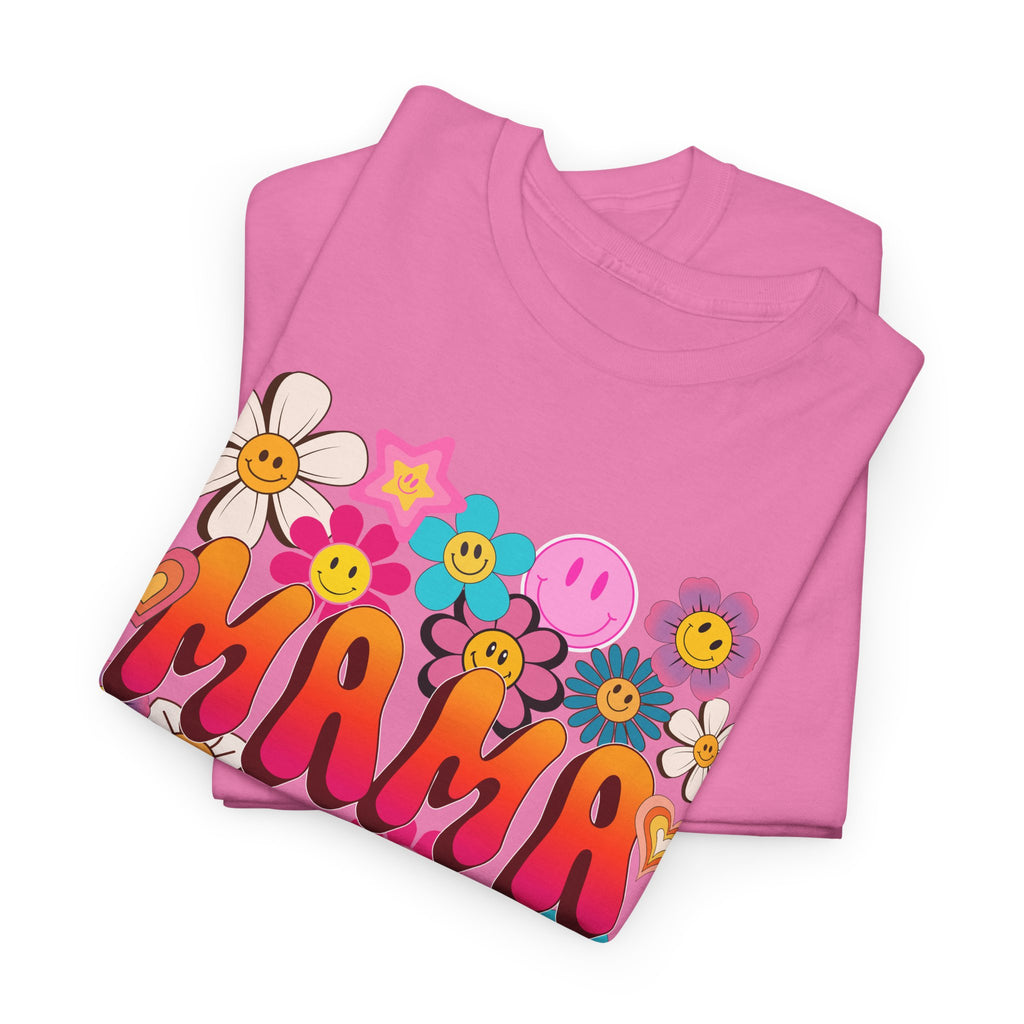 Mama Floral Tee — Retro Cute Flower Mom T‑Shirt
