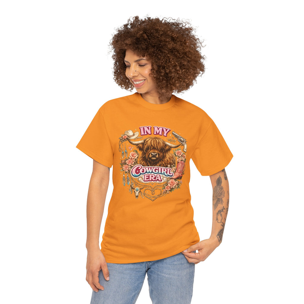 In My Cowgirl Era Highland Cow Tee