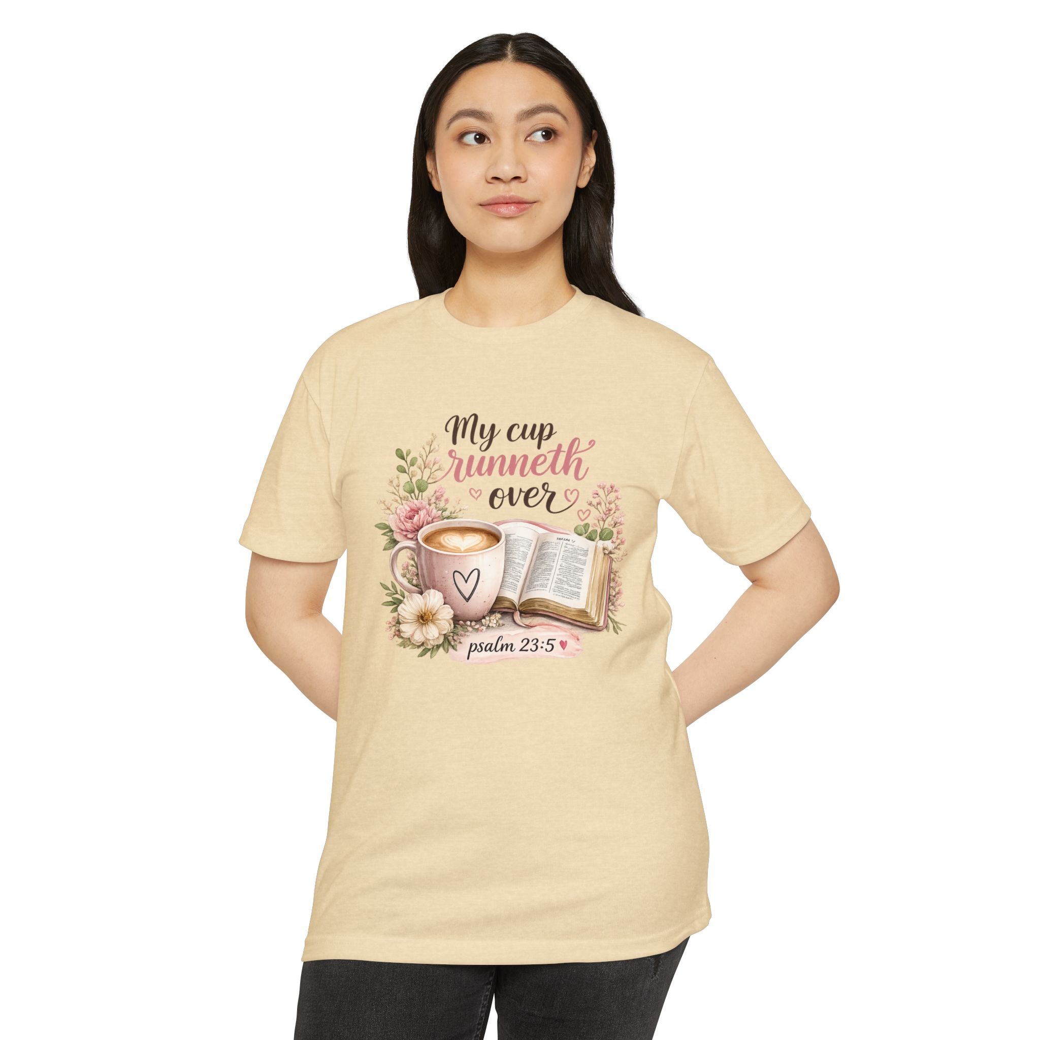 My Cup Runneth Over Cute Christian T-shirt