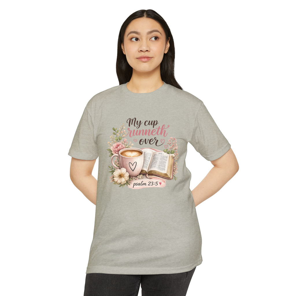 My Cup Runneth Over Cute Christian T-shirt