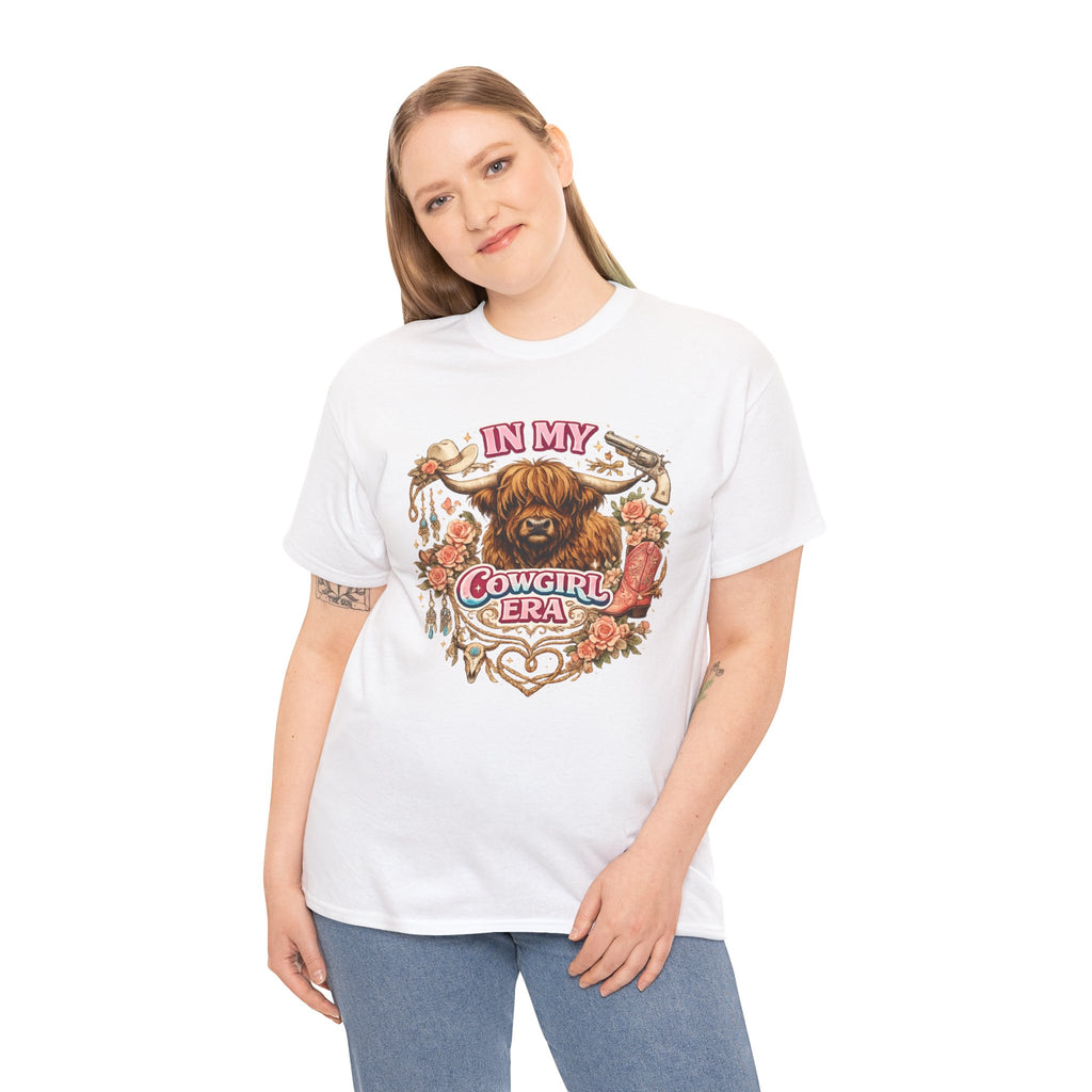 In My Cowgirl Era Highland Cow Tee