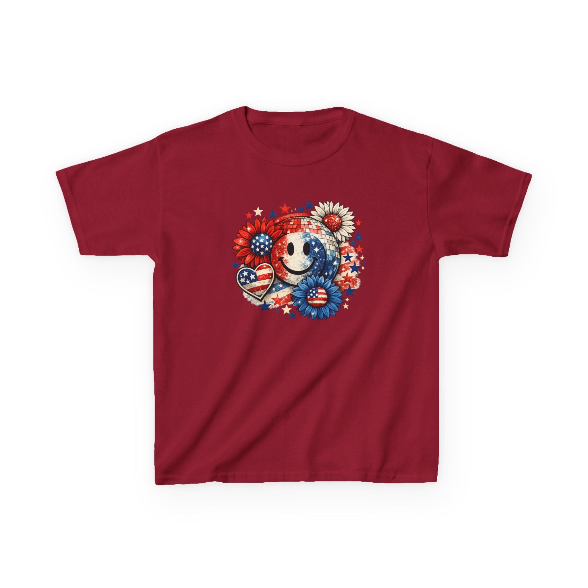 Girls American 4th of July T-Shirt
