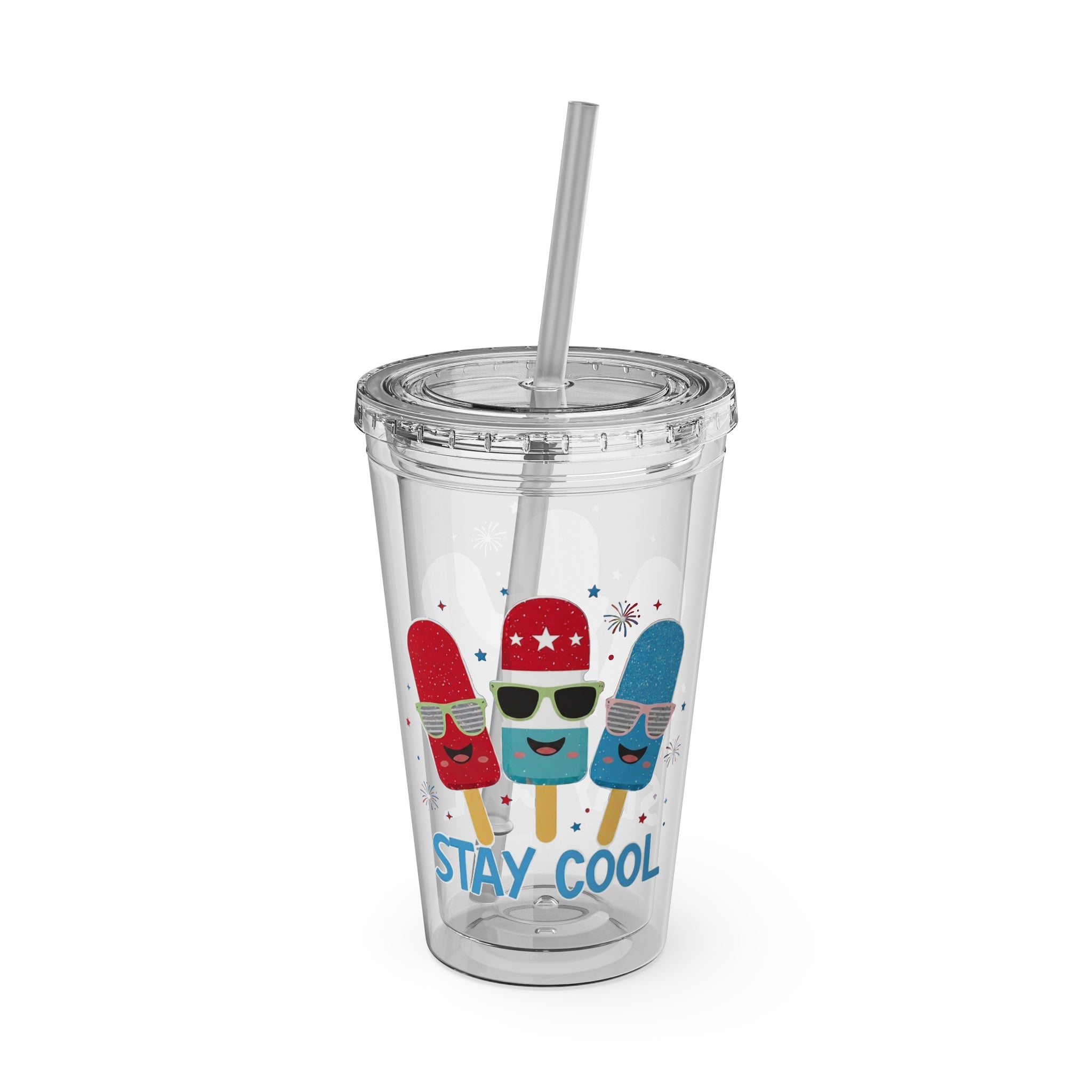 Sunsplash Tumbler with Straw, 16oz