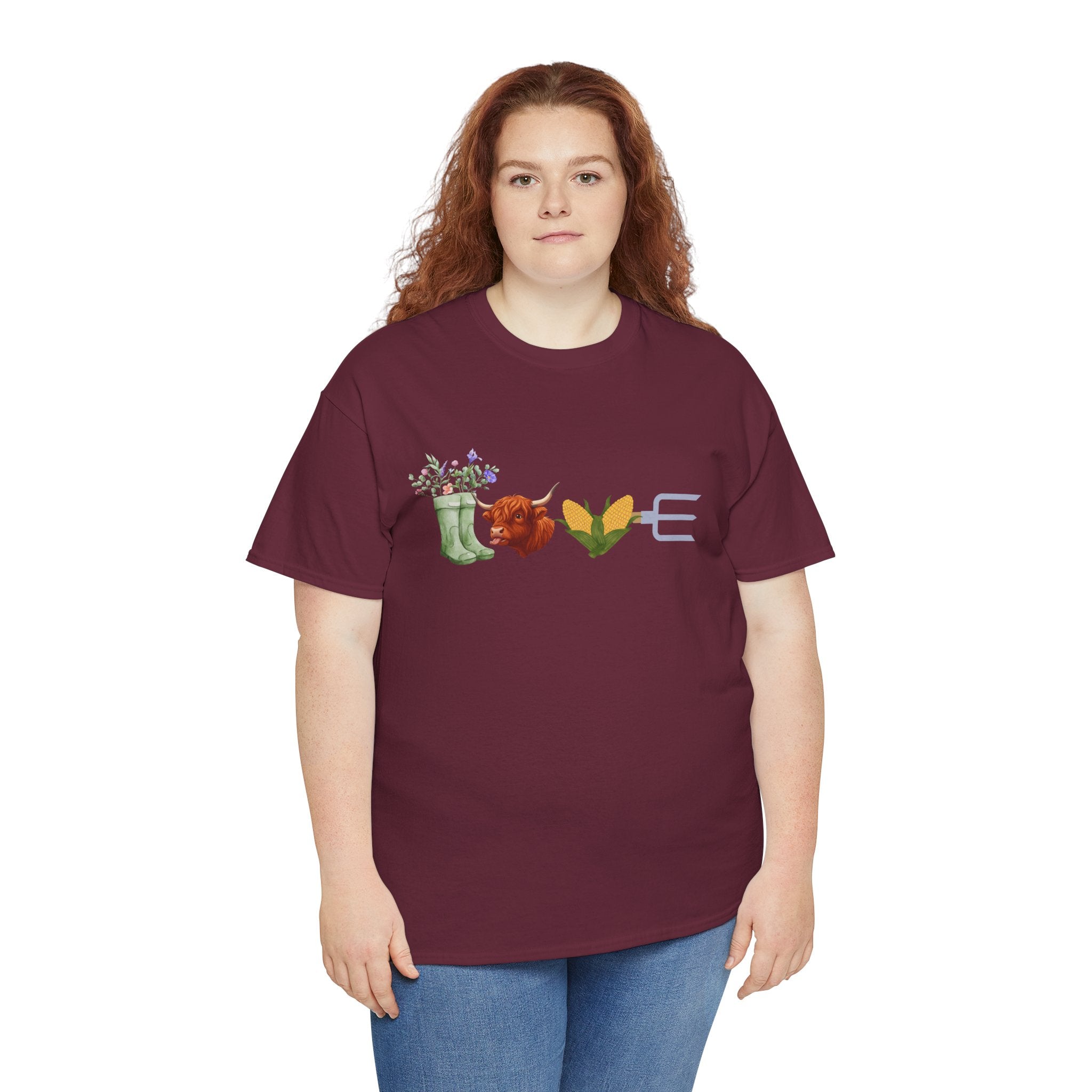 T-Shirt — Floral Garden Love Icons Tee