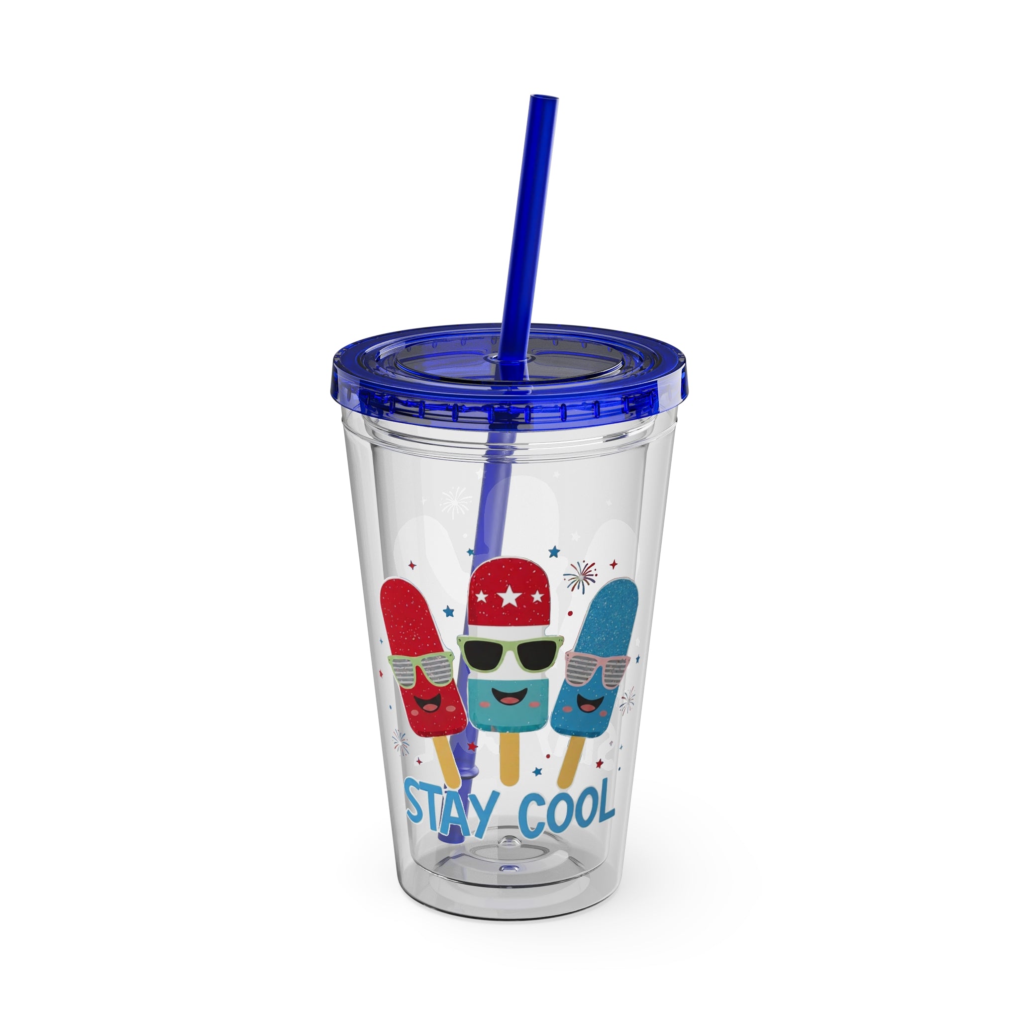 Sunsplash Tumbler with Straw, 16oz