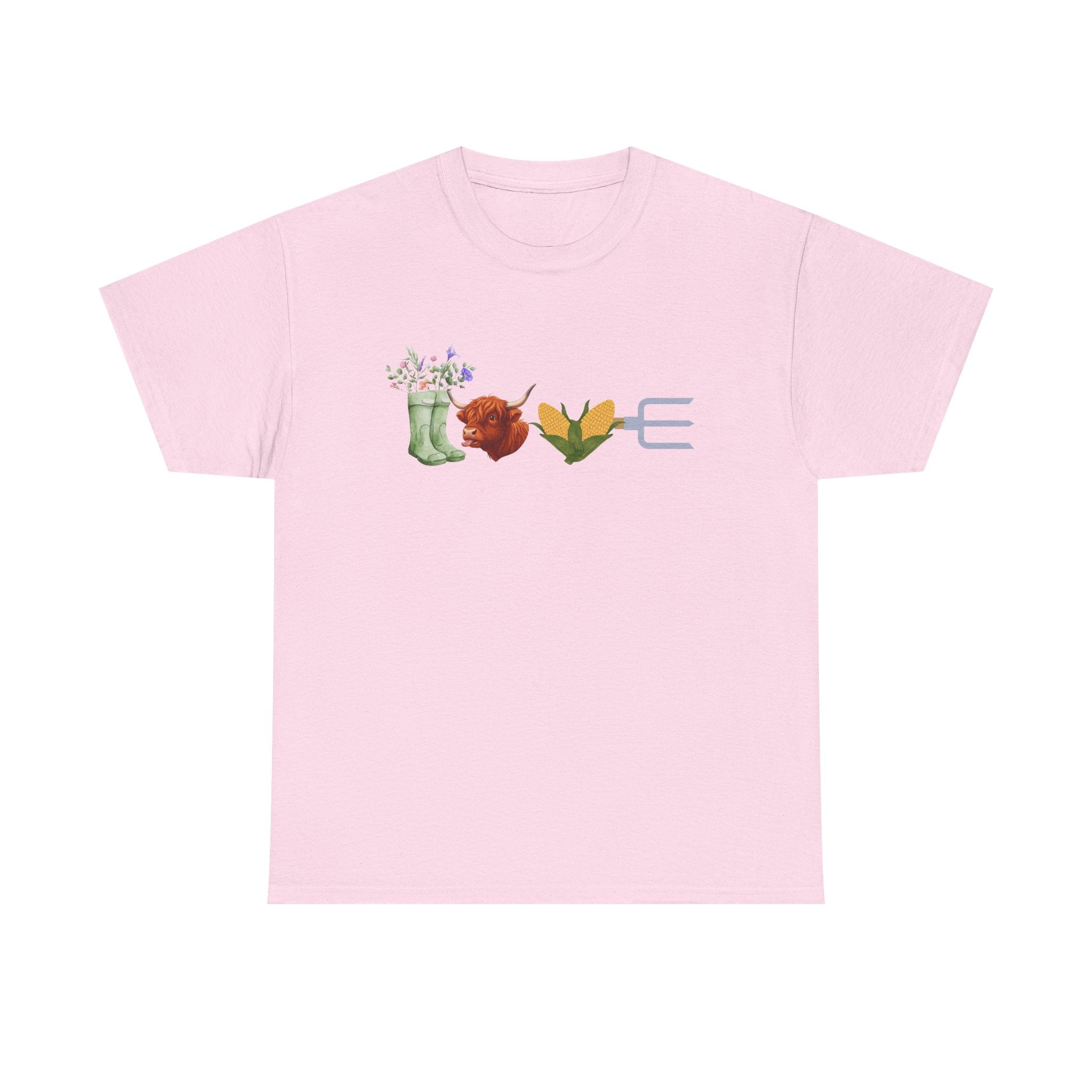 T-Shirt — Floral Garden Love Icons Tee