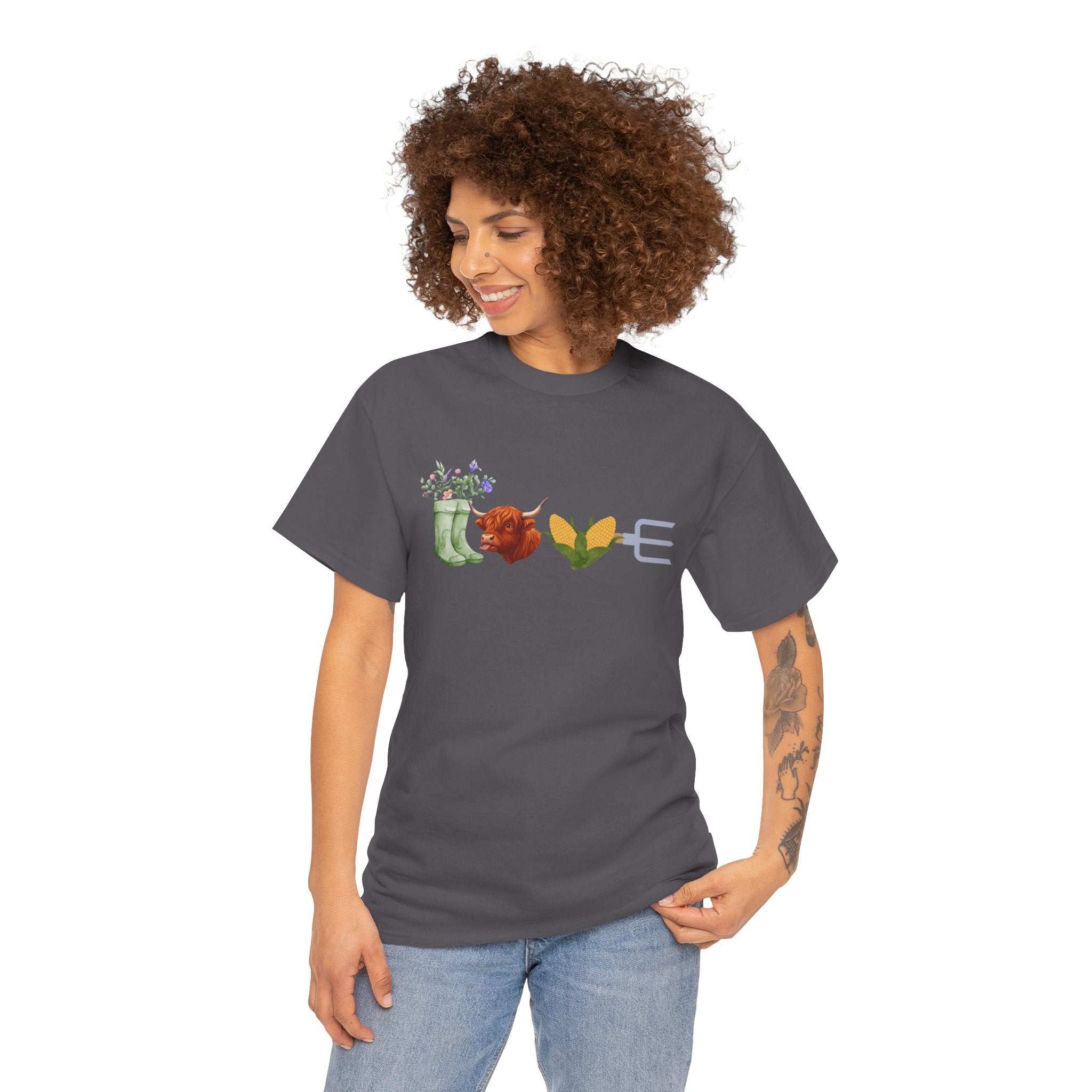 T-Shirt — Floral Garden Love Icons Tee