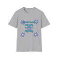 Graphic T-Shirt — "I Smile When I Am Asked If I’m Okay, When I’m Not" Floral Mental Health Tee