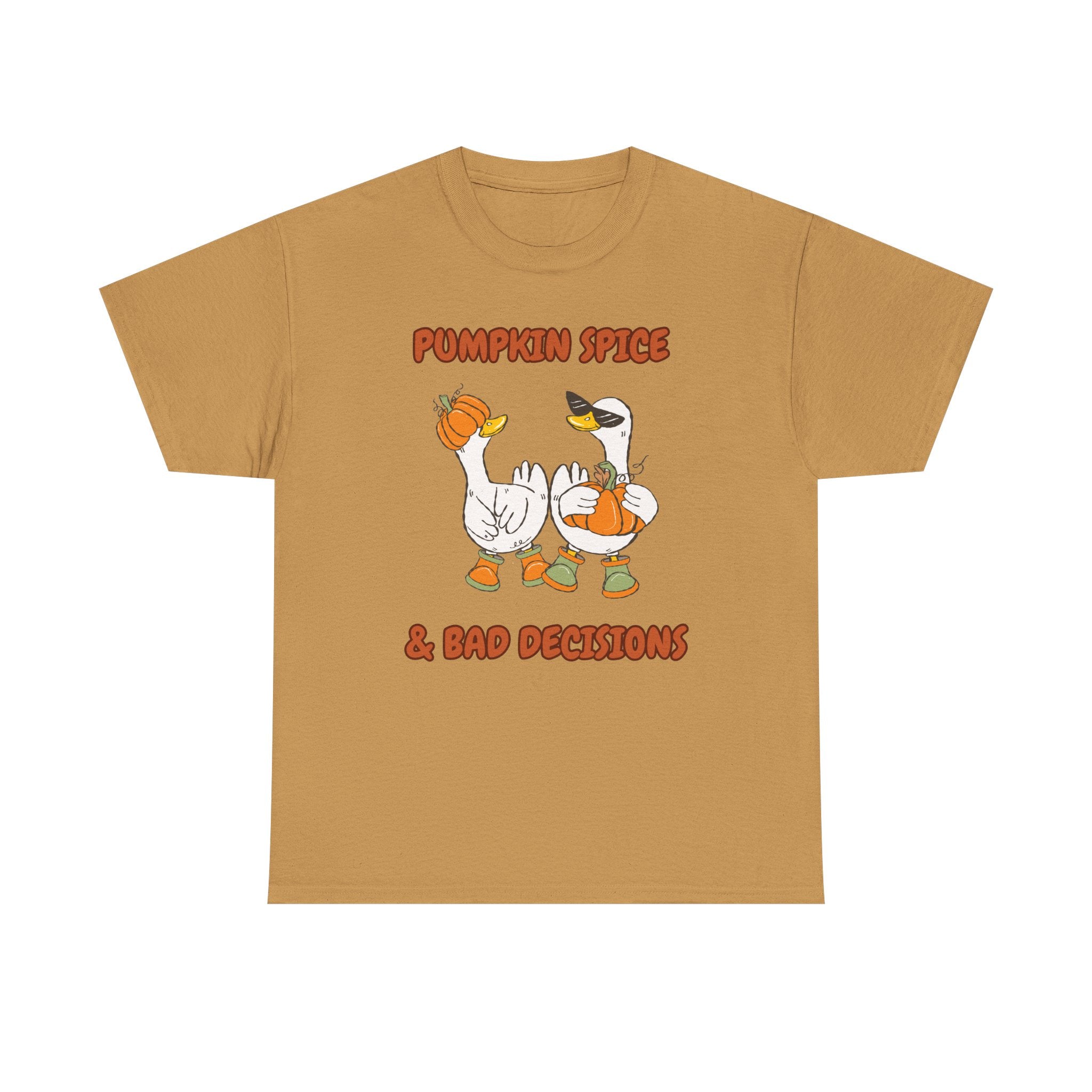 Pumpkin Spice & Bad Decisions Heavy Cotton Tee