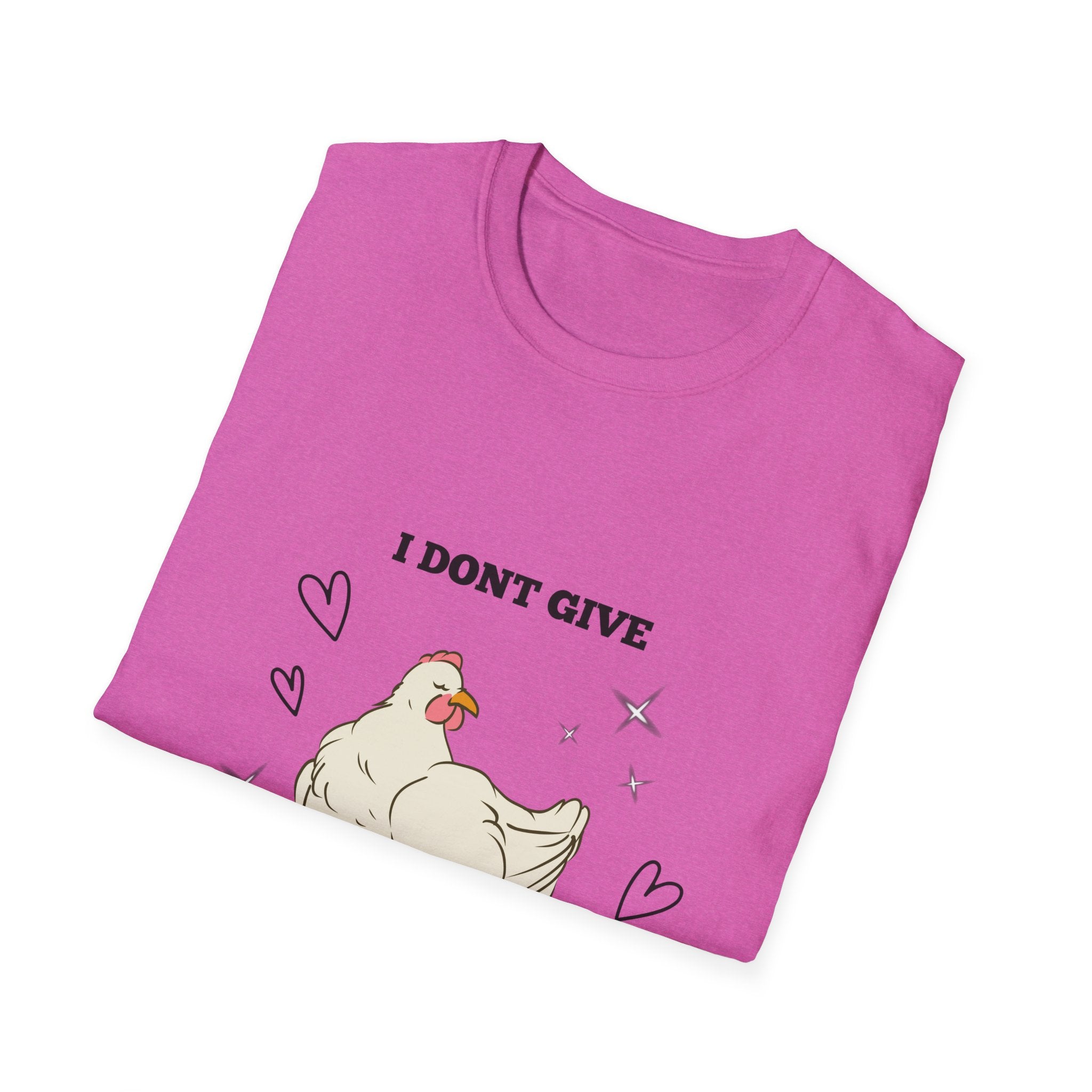 I Don't Give a Flying Cluck T-Shirt — Cute Sarcastic Chicken Graphic Tee