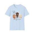 Cow Trio Graphic T-Shirt — "Home is Where the Herd Is" Farm Animal Tee